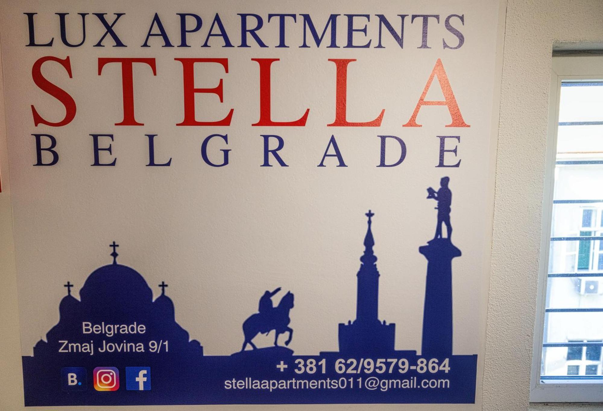 Stella Apartments Belgrado Buitenkant foto